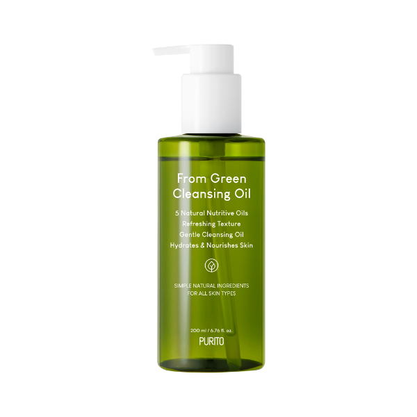 Purito From Green Cleansing Oil 200ml gentle makeup removing oil cleanser